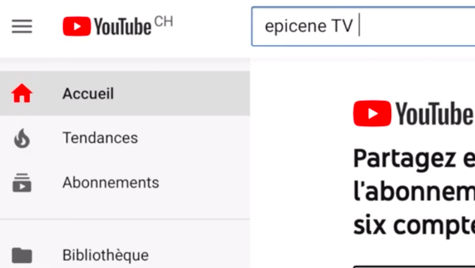 Youtube ÉPICÈNE TV